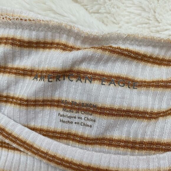 American Eagle tie front striped top - Picture 4 of 4
